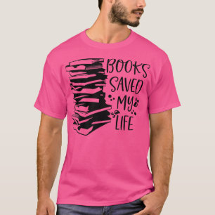 Camiseta Livros Salvaram Minha Vida T Para Literatura Do Li