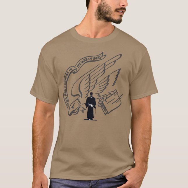 Camiseta Livros são armas T-Shirt (Frente)