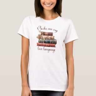 Camiseta Livros São Minha Linguagem do Amor