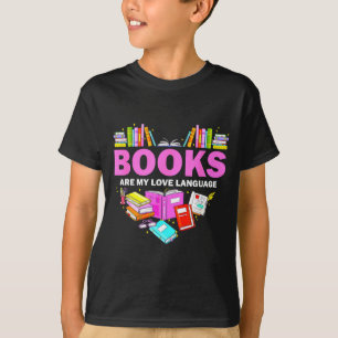 Camiseta Livros São Minha Linguagem do Amor Amante da Leitu