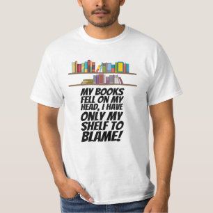 Camiseta Livros - Só Culpo Minha Prateleira