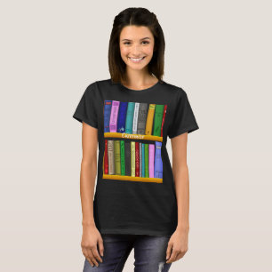 Camiseta Livros sobre prateleiras Thunder_Cove