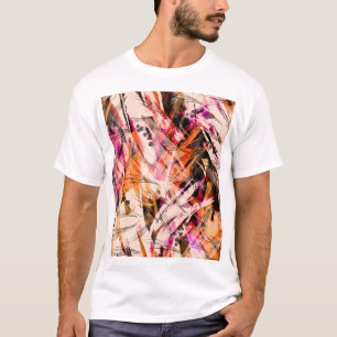 Camiseta Lixeira da água, fundo de abstrato de vintage.