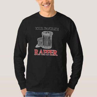 Camiseta Lixeira do Seu Cantor de Rap Favorito Hip Hop Rap