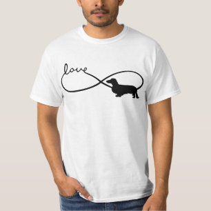 Camiseta Lixivião infinito Limniscado de Cabelo Longo Dachs