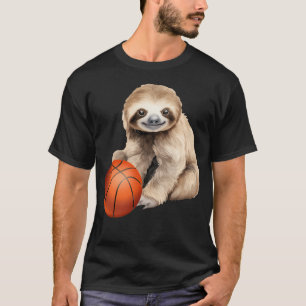Camiseta Lixo Basquete Funny Slony Holding Basquete Sl