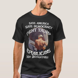 Camiseta Lixo Branco Trump TN TX UT VT VA DOD DOJ EPA