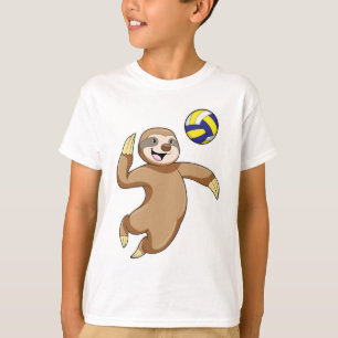 Camiseta Lixo como Voleibol