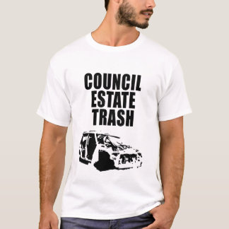 Camiseta Lixo da propriedade do Conselho