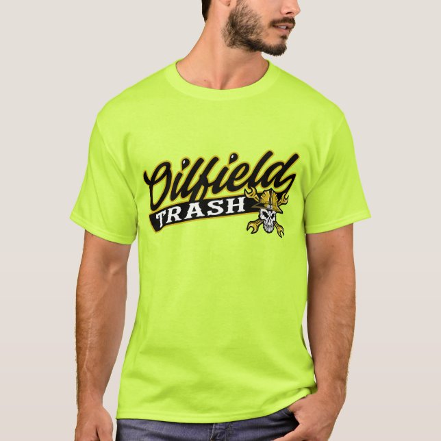 CAMISETA LIXO DE CAMPO DE PETRÓLEO (Frente)