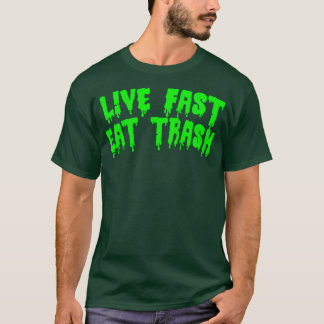 Camiseta Lixo de Comida Rápida ao Vivo