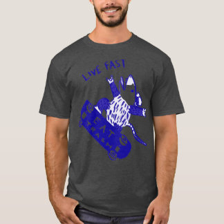 Camiseta Lixo de Comida Rápida ao Vivo