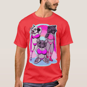 Camiseta Lixo de Comida Rápida ao Vivo