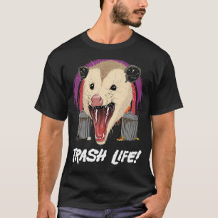 Camiseta Lixo de Gambá Vida Lixo de Gambá Gato Marsupial