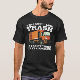 Camiseta Lixo Dia do Lixo Lixo Transporte Reciclagem Lixo