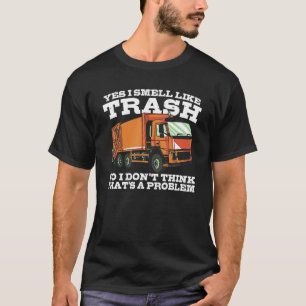 Camiseta Lixo Dia do Lixo Lixo Transporte Reciclagem Lixo