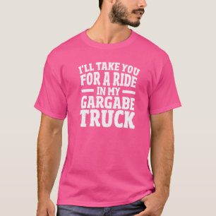 Camiseta Lixo Do Caminhão De Recolha De Lixo