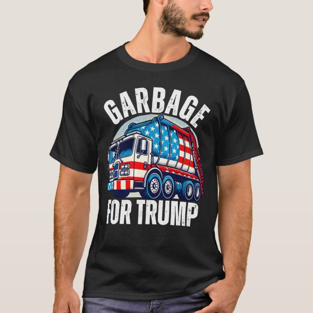 Camiseta Lixo do Depositante de Trump Orgulhoso (Frente)