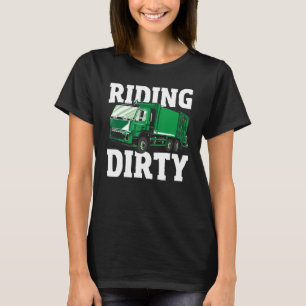Camiseta Lixo do Dia do Lixo Despejar Driver Andando Lixo S