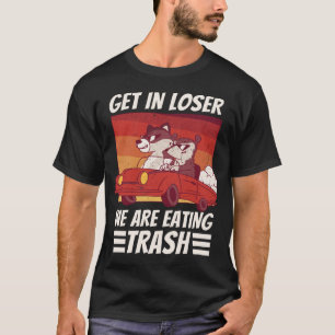 Camiseta Lixo legal De Comida De Carro De Condução De Carro