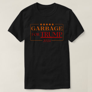 Camiseta Lixo para Trump 2024