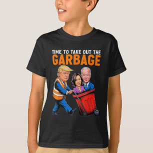 Camiseta Lixo Para Trump 2024, Hora Engraçada De Tirar Lixo