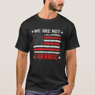 Camiseta Lixo Para Trump 2024 Não Somos Lixo Trump