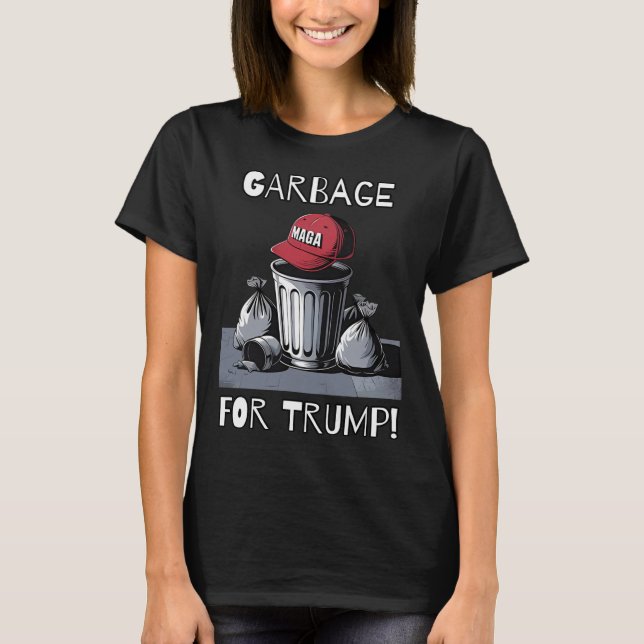 Camiseta Lixo Para Trump Mega Hata (Frente)
