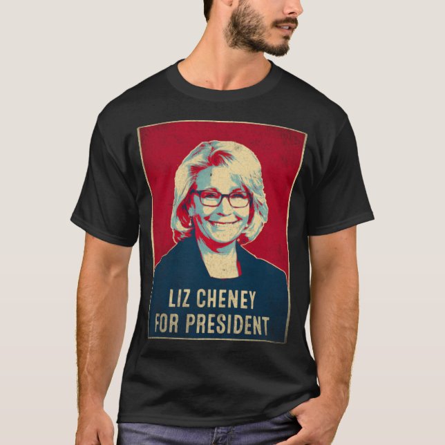 Camiseta Liz Cheney Para O Presidente 2024 (Frente)