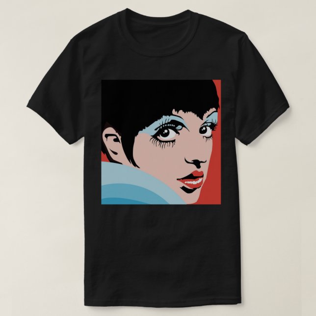 Camiseta Liza Minnelli Vetor T-Shirt Essencial (Frente do Design)