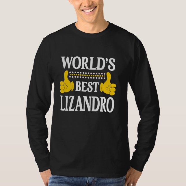 Camiseta Lizandro Personal Name First Name World's Best Liz (Frente)