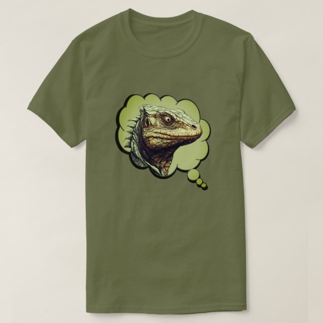 Camiseta Lizard Brain (Frente do Design)