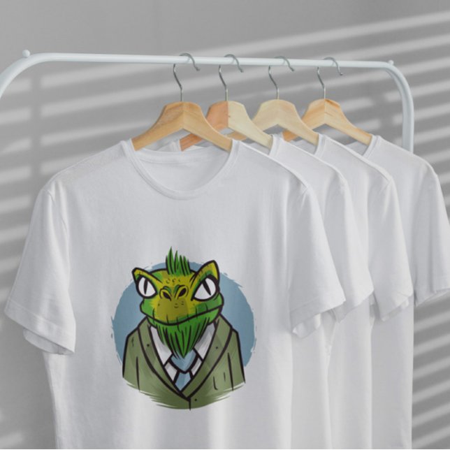 Camiseta Lizard Cartoon Suit (Criador carregado)