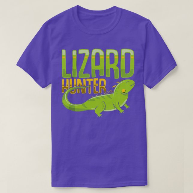 Camiseta Lizard Catcher Amante de os animais Child (Frente do Design)