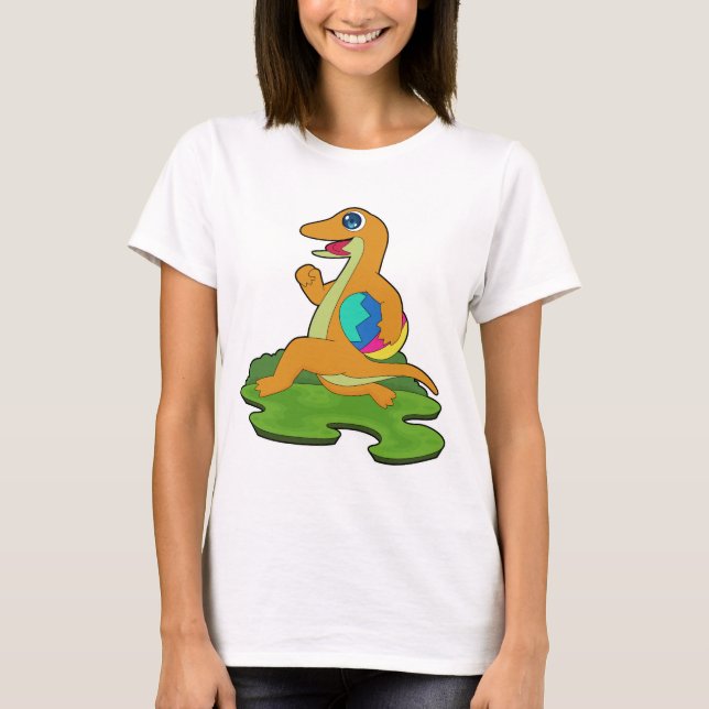 Camiseta Lizard Easter Easter egg (Frente)