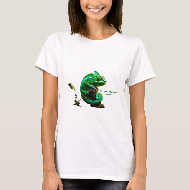 Camiseta Lizard feminina (Frente)