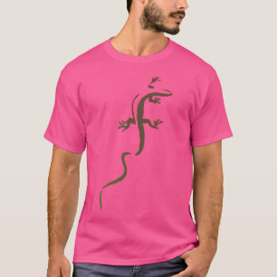 Camiseta Lizard Geko Art Animal Motif Salamander Impressão