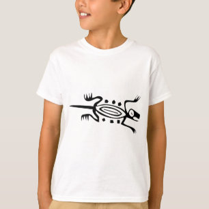 Camiseta Lizard, hieróglifo mexicano (Maya)