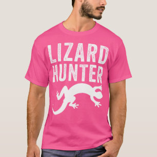 Camiseta Lizard Hunter Funny Gecko Reptile Lover Para Menin