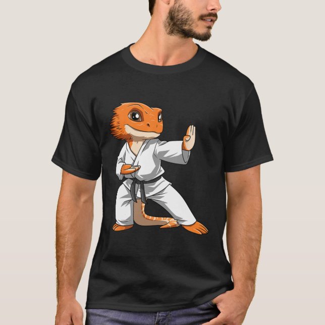 Camiseta Lizard Karate Arbordou Dragões (Frente)