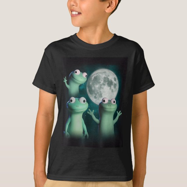 Camiseta Lizard Lizard Engraçado Lizard Moon Me Traindo (Frente)
