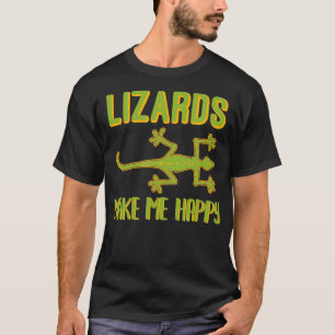 Camiseta Lizard Lover Oferece Rapazes e Raparigas Répteis