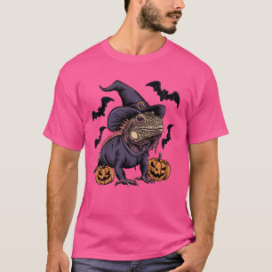 Camiseta Lizard Lover Scary Pumpkin Bat Witold Hallow