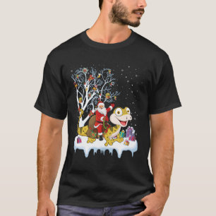 Camiseta Lizard Lover Xmas Gift Papais noeis Andando Em Liz