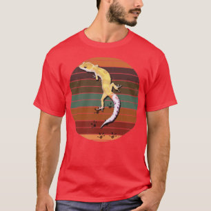 Camiseta Lizard Reptile Leopard Gecko Cute com Clim Tracks