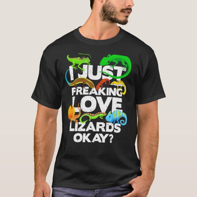 Camiseta Lizard Reptile Lizard Lizard (Frente)