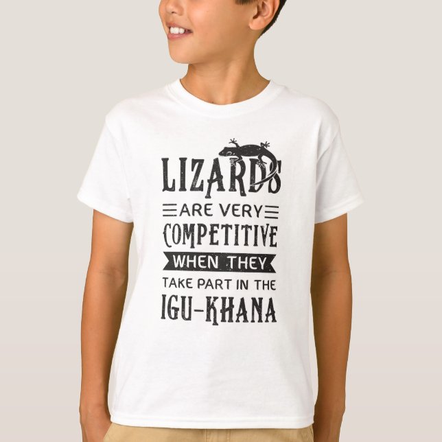 Camiseta Lizard Reptiles Reptile Gecko Animal Dragon Gift (Frente)