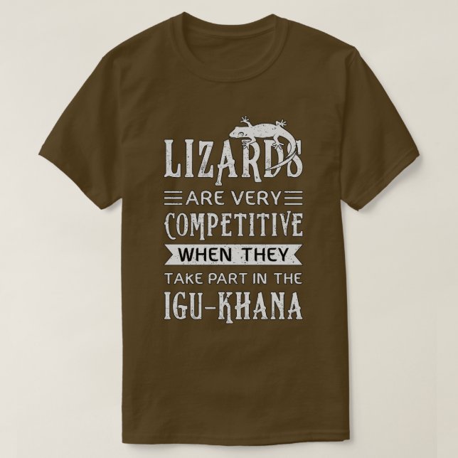 Camiseta Lizard Reptiles Reptile Gecko Animal Funny Gift (Frente do Design)