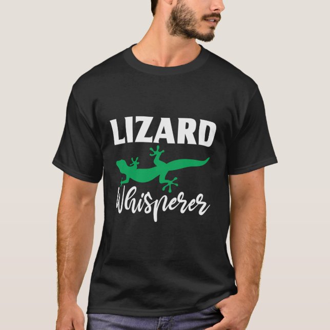 Camiseta Lizard Whisperer Anole Reptile Boy Lizard (Frente)