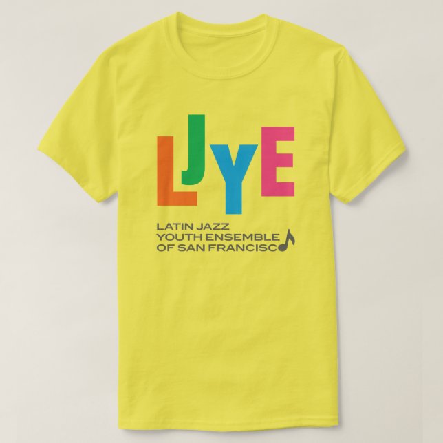 Camiseta LJYE de um lado (Frente do Design)